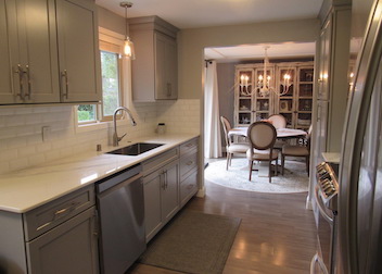 shabby chic kitchen remodel in camas